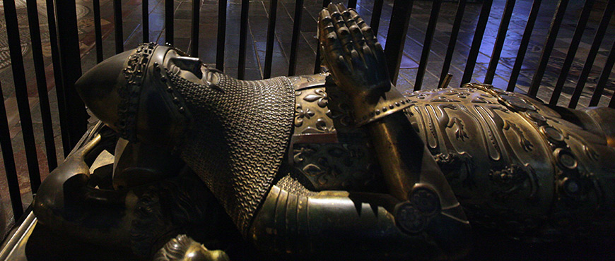 The tomb of the Black Prince in Canterbury Cathedral. Main image for Medieval Canterbury Weekend 2020