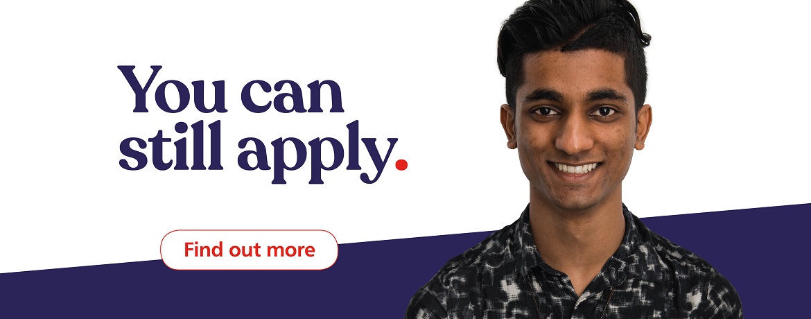 Apply before the UCAS deadline 15 January
