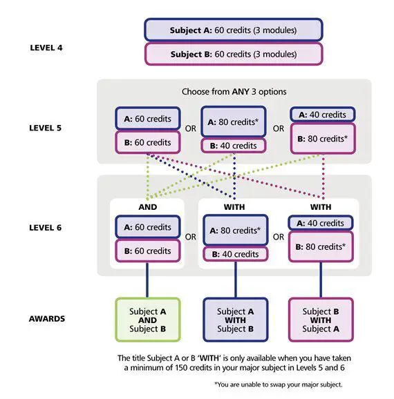 Combined-honours-award-structure