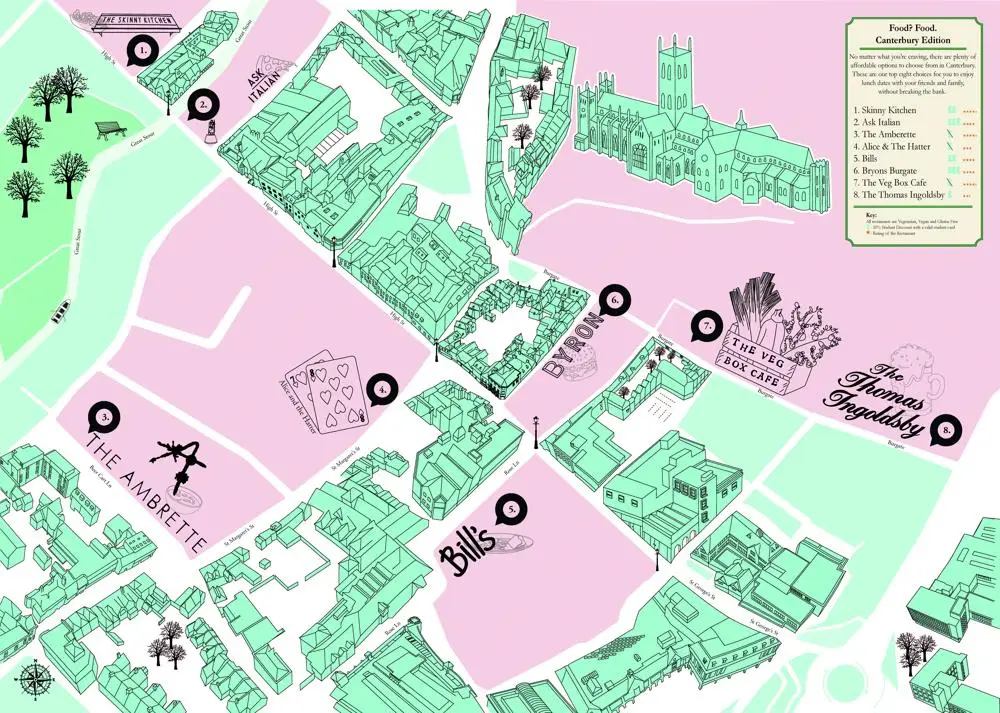 Canterbury Christ Church Map Canterbury - Canterbury Christ Church University