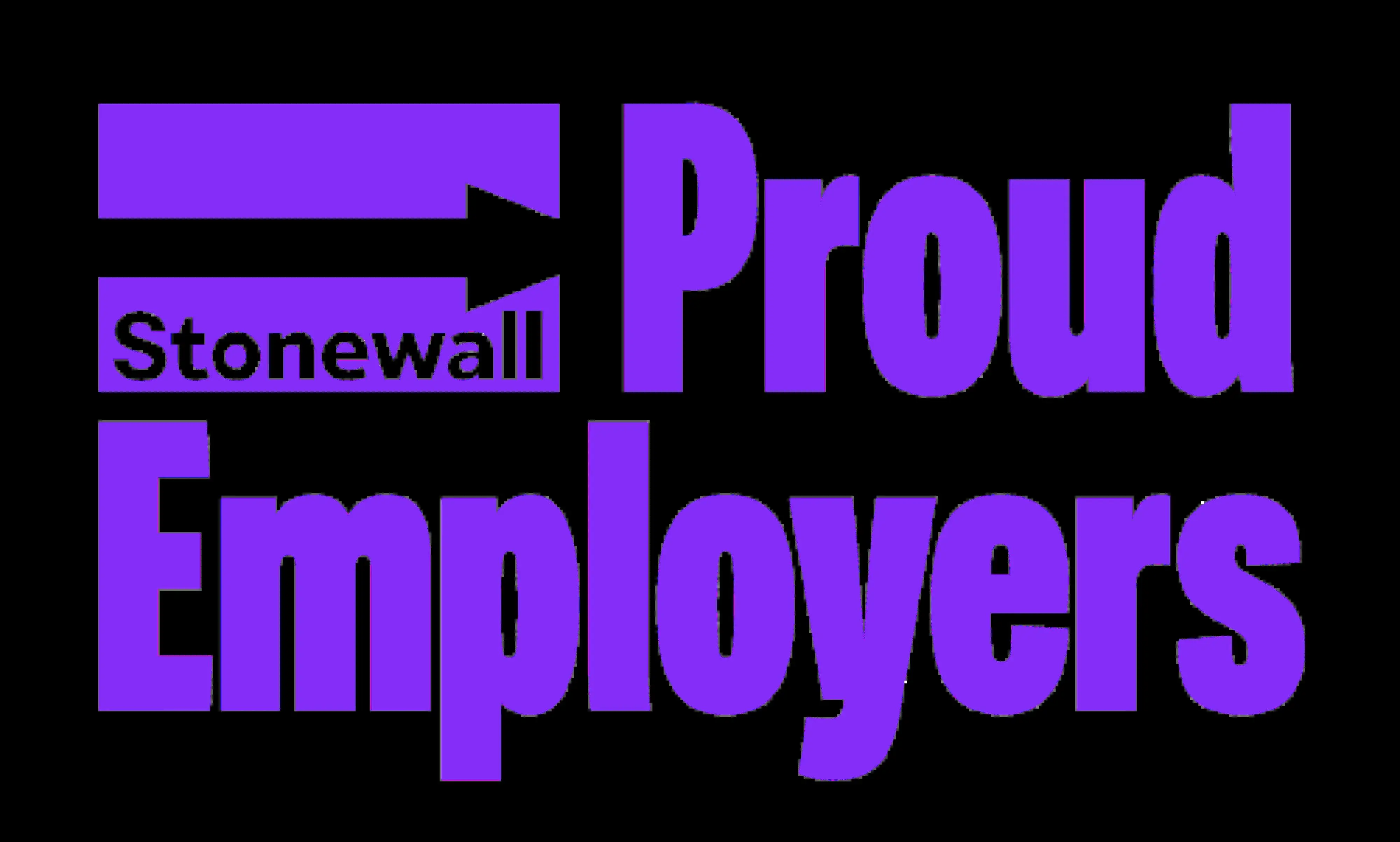 Stonewall 'proud employers' logo