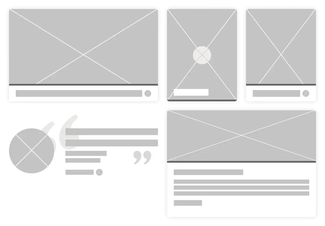 Feature Panel wireframe